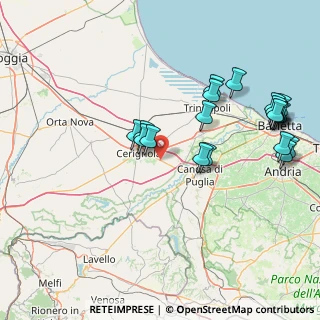 Mappa SP95, 71042 Cerignola FG, Italia (18.7635)