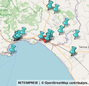 Mappa Via Santa Reparata, 04026 Minturno LT, Italia (8.4145)