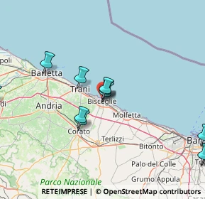 Mappa Strada Caldaia, 76011 Bisceglie BT, Italia (18.65364)