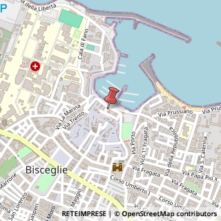 Mappa Largo Porta Di Mar, 9, 76011 Bisceglie, Barletta-Andria-Trani (Puglia)