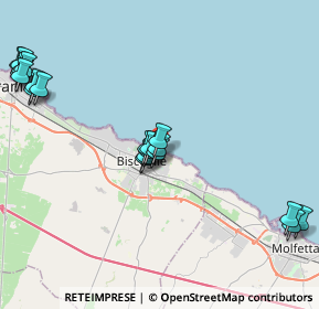 Mappa Via Prussiano, 76011 Bisceglie BT, Italia (5.139)