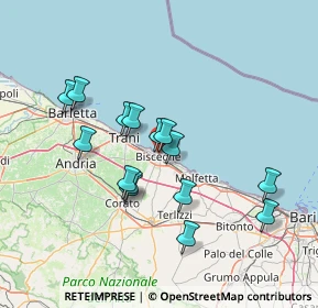 Mappa Via de Cicco, 76011 Bisceglie BT, Italia (13.48933)