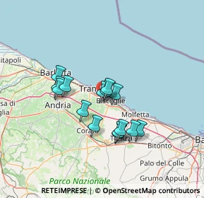 Mappa Cap 76011 Carrara San, 76011 Bisceglie BT, Italia (11.396)