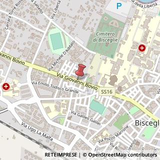 Mappa Via Giovanni Bovio, 200, 76011 Bisceglie, Barletta-Andria-Trani (Puglia)