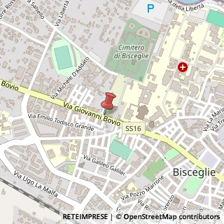 Mappa Via Giovanni Bovio, 144, 76011 Bisceglie, Barletta-Andria-Trani (Puglia)