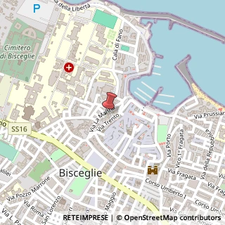 Mappa Via la Marina, 48, 76011 Bisceglie, Barletta-Andria-Trani (Puglia)