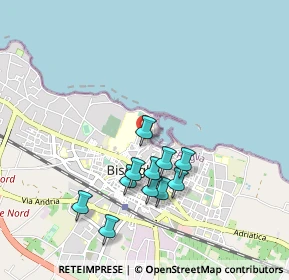 Mappa Via Viale la Notte, 76011 Bisceglie BT, Italia (0.89364)