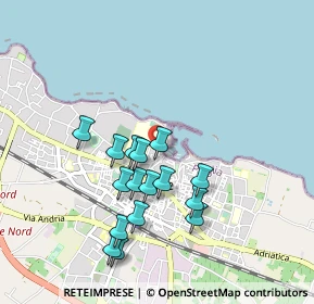 Mappa Via Viale la Notte, 76011 Bisceglie BT, Italia (0.90438)