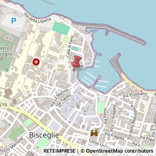 Mappa Via la Spiaggia, 17, 76011 Bisceglie, Barletta-Andria-Trani (Puglia)