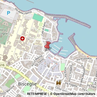 Mappa Via la Spiaggia, 3, 76011 Bisceglie, Barletta-Andria-Trani (Puglia)