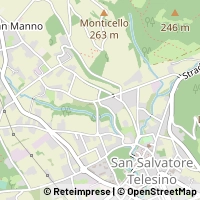 Mapa San Salvatore Telesino