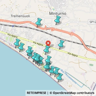 Mappa Via Antonini, 04028 Minturno LT, Italia (1.0835)