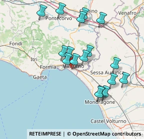 Mappa Via Antonini, 04026 Minturno LT, Italia (15.52588)