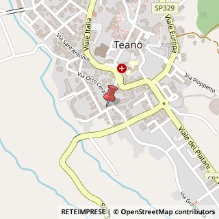 Mappa Via Orto Ceraso, 5, 81057 Teano, Caserta (Campania)