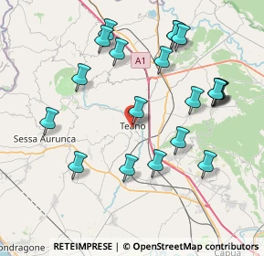 Mappa 81057 Teano CE, Italia (8.9735)