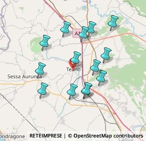 Mappa 81057 Teano CE, Italia (7.26214)
