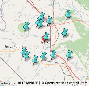 Mappa 81057 Teano CE, Italia (7.73071)