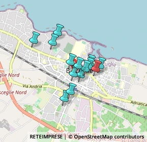 Mappa Via Tiziano, 76011 Bisceglie BT, Italia (0.59571)