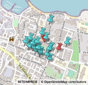 Mappa Via Papa Pio X, 76011 Bisceglie BT, Italia (0.169)