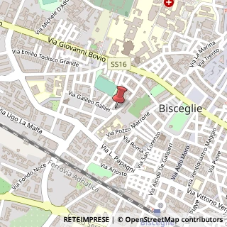 Mappa Via Professor M. Terlizzi, 45, 76011 Bisceglie, Barletta-Andria-Trani (Puglia)