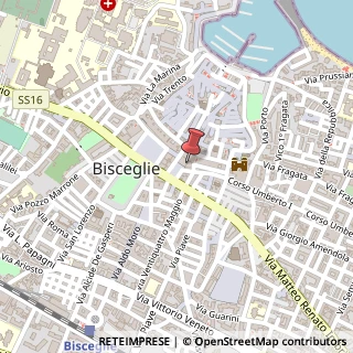 Mappa Corso Umberto I, 15, 76011 Bisceglie, Barletta-Andria-Trani (Puglia)