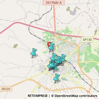 Mappa Via Louis Pasteur, 76123 Andria BT, Italia (1.79727)