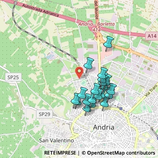 Mappa Via Louis Pasteur, 76123 Andria BT, Italia (0.8535)
