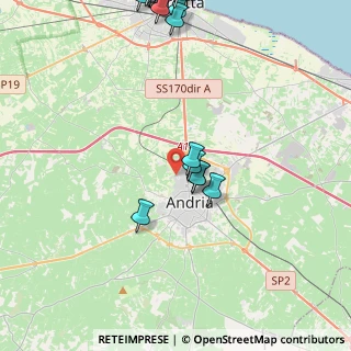 Mappa Via Louis Pasteur, 76123 Andria BT, Italia (5.25846)