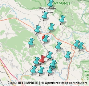 Mappa Alvignano, 81012 Alvignano CE, Italia (8.9865)