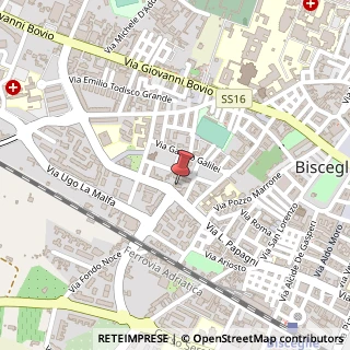 Mappa Via Giuseppe di Vittorio, 28, 76011 Bisceglie, Barletta-Andria-Trani (Puglia)