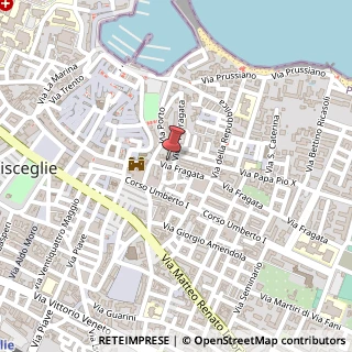 Mappa Via Fragata, 21, 76011 Bisceglie, Barletta-Andria-Trani (Puglia)
