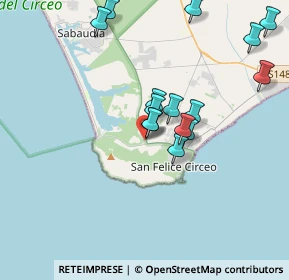 Mappa Via della Mola, 04016 San Felice Circeo LT, Italia (3.808)