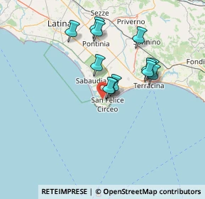 Mappa Via della Mola, 04016 San Felice Circeo LT, Italia (12.82917)