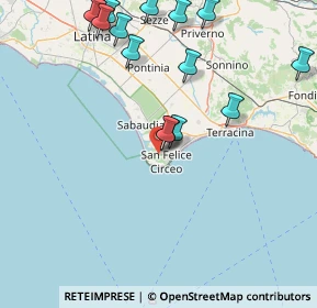 Mappa Via della Mola, 04016 San Felice Circeo LT, Italia (19.58)