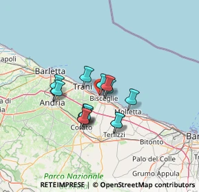 Mappa Carrara il Vuolo, 76011 Bisceglie BT, Italia (10.35733)