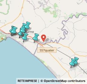 Mappa Via Ponte Rotto, 04020 Santi Cosma e Damiano LT, Italia (5.08167)