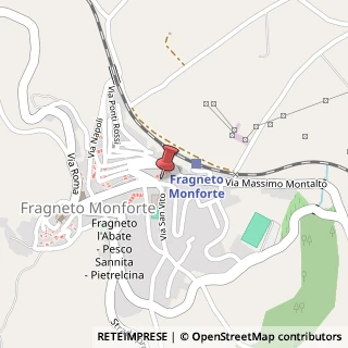 Mappa Contrada Sant'Angelo, 1, 82020 Fragneto Monforte, Benevento (Campania)