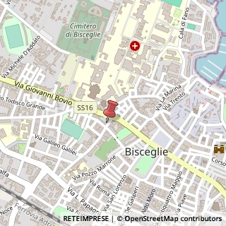 Mappa Via Professor M. Terlizzi, 14, 76011 Bisceglie, Barletta-Andria-Trani (Puglia)
