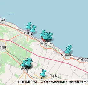 Mappa Via Francesco Baracca, 76011 Bisceglie BT, Italia (8.6825)