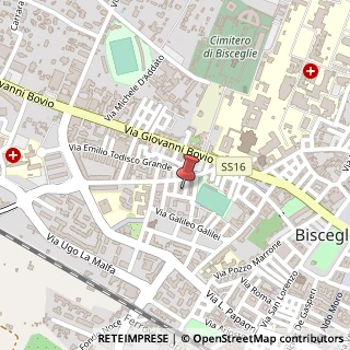 Mappa Via G.Leopardi, 10, 76011 Bisceglie, Barletta-Andria-Trani (Puglia)