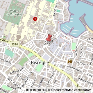 Mappa Via Trento,  7, 70052 Bisceglie, Barletta-Andria-Trani (Puglia)