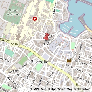 Mappa Via la Marina, 8, 76011 Bisceglie, Barletta-Andria-Trani (Puglia)