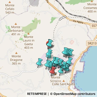 Mappa Loc Bevano, 04024 Gaeta LT, Italia (0.97692)