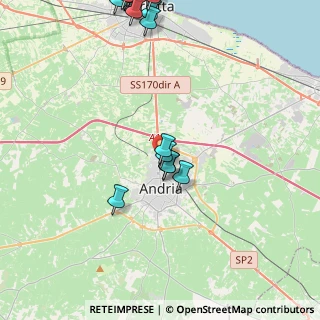 Mappa Via Cammariello, 76123 Andria BT, Italia (5.17)