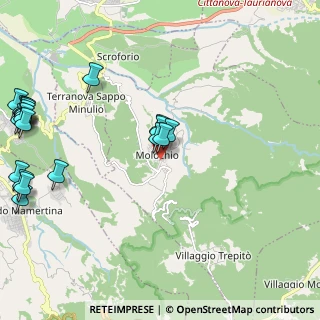 Mappa Traversa a Via Cerasari, 89010 Molochio RC, Italia (3.2485)