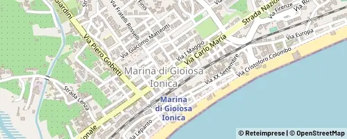Mappa Marina di Gioiosa Ionica