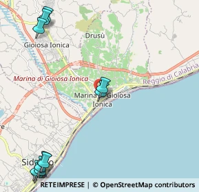 Mappa Via Fratelli Rosselli, 89046 Marina di Gioiosa Ionica RC, Italia (3.54)