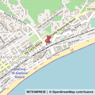 Mappa Via Adige, 6, 89046 Marina di Gioiosa Ionica, Reggio di Calabria (Calabria)