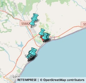 Mappa Via Calvario, 89046 Marina di Gioiosa Ionica RC, Italia (3.2555)