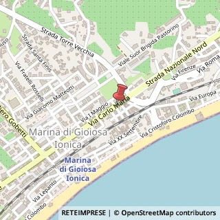 Mappa Corso Carlo Maria, 89046 Marina di Gioiosa Ionica, Reggio di Calabria (Calabria)
